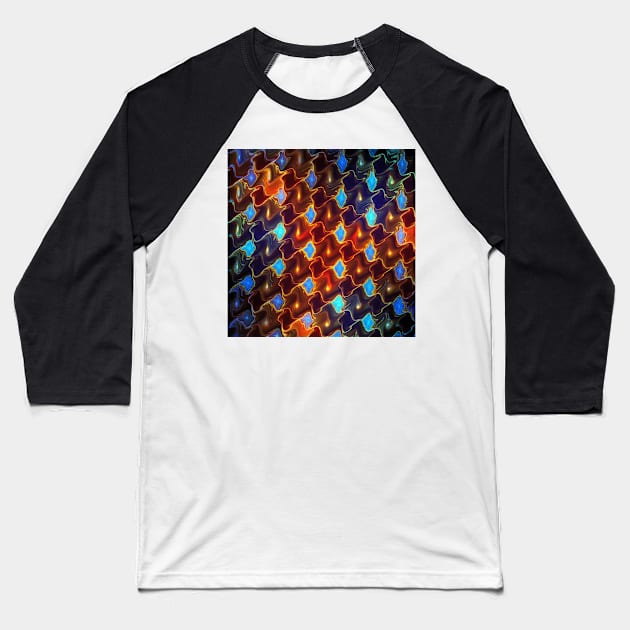 Floating lights Baseball T-Shirt by krinichnaya